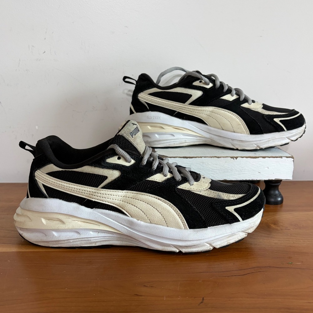 Puma Hypnotic LS Black Sail Softride Running Shoes 397637-27 Womens‎ 9.5